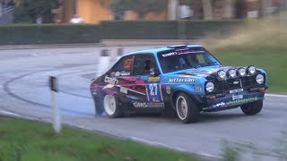 Ford Escort MK2 vs Fiat 131 Racing  Frank Kelly vs Paolo Diana at Rally Legend 2017 [upl. by Kacerek895]