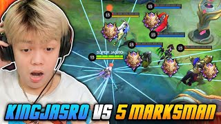 Top 1 Global Fanny VS 5 Mythic Marksman  Mobile Legends [upl. by Naawaj]