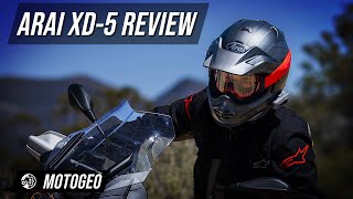 Arai XD5  Review  motogeo [upl. by Heise]