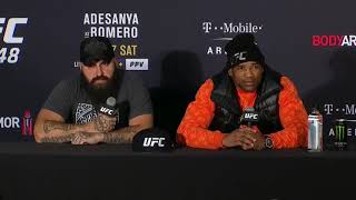 UFC 248 Yoel Romero Postfight Press Conference [upl. by Eenimod]