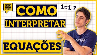 COMO A MATEMÁTICA FUNCIONA DICA PARA RESOLVER PROBLEMAS DE EQUAÇÕES [upl. by Uball]