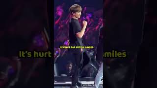 Jungkook is injured but still Perform for ARMY CuteLife shorts [upl. by Stein804]