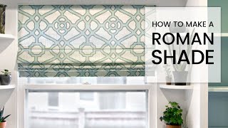 How to Make a Roman Shade [upl. by Baylor]