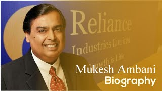 Indian Billionaire Mukesh Ambani Biography  Life Story  Life History in English [upl. by Alitha]