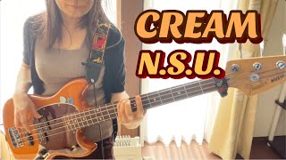 NSU 【見所は中盤】Cream Bass Cover Jack Bruce mustangbass [upl. by Nirmak]