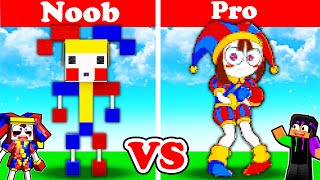 NOOB vs PRO AMAZING DIGITAL CIRCUS Build Challenge [upl. by Merrill]