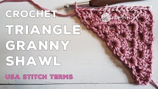 How to Crochet a Granny Shawl  SUPER EASY Beginners Tutorial 🧶 [upl. by Llerraj630]