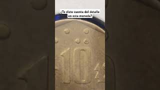 El ojo que todo lo ve escondido en un punto braille de la moneda peruana de 10 céntimos 🧐🧐🧐 [upl. by Groos]