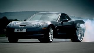 Corvette ZR1 vs Audi R8  Top Gear  BBC [upl. by Aletsirc636]