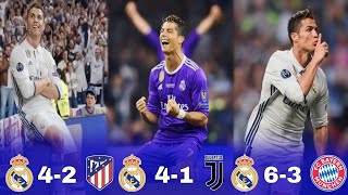 طريق ريال مدريد الي نهائي دوري الأبطال 2017  تعليق عربي 1080i 🔥 [upl. by Htebzil839]