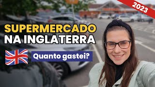 Mercado na Inglaterra compra da semana quanto gastei  SUPERMERCADO NA EUROPA [upl. by Acirret]