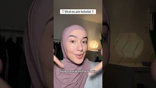 Easy no pin hijab tutorial hijab easyhijabstyles hijabtutorial modesty shortvideo viral [upl. by Ruffin]