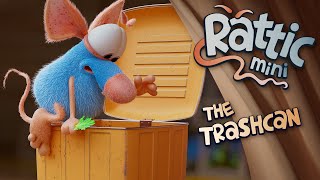 Rattic Mini – The Trashcan  Funny Cartoons For Kids [upl. by Aekin88]