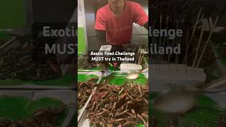 Trying exotic street foods in Thailand thailandadventure thailandtravel thailandstreetfood [upl. by Farra]