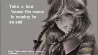 Nightcore  Take A Bow Leona Lewis [upl. by Zetra]