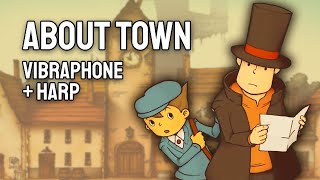 About Town  Professor Layton and the Curious Village Relaxing Music for Studying  Vibraphone cover [upl. by Calmas948]