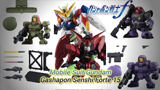 Mobile Suit Gundam Gashapon Senshi Forte 15 [upl. by Nawak405]