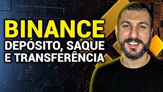 COMO DEPOSITAR SACAR E TRANSFERIR BITCOIN E CRIPTOMOEDAS NA BINANCE [upl. by Divd618]