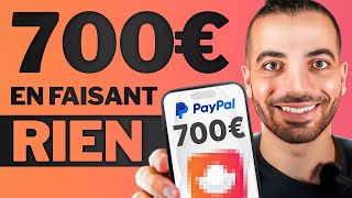 Nouvelle App paie 700€ gratuitement  sans travail  gagner argent PayPal facile [upl. by Cioffred895]