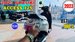 Latest 2023 Suzuki Access 125 E20 Model😍Detailed Review  New Price  New Changes  Features😱Update [upl. by Nowell]