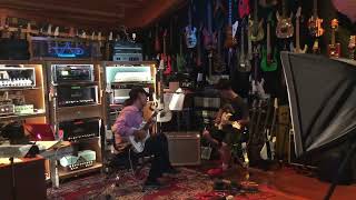 Alex with Steve Vai 2018 Harmony Hut and Vai Academy 40 Glen Cove NY [upl. by Sylvanus743]