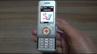 Sony Ericsson S500i Bosco Sport incoming call [upl. by Sev]