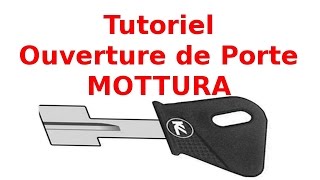 Tutoriel ouverture de porte comment ouvrir une serrure Mottura [upl. by Leahcam312]