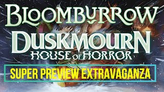 Duskmourn and Bloomburrow Early Previews  Mtg [upl. by Kirbie]