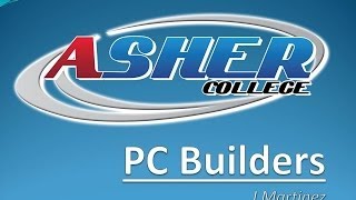 Asher Dallas Lecture  PC BUILDERS by J Martinez [upl. by Bernarr176]