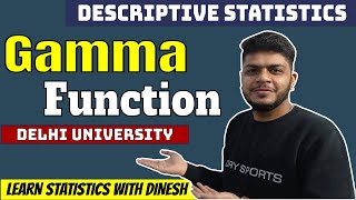 gamma function  mode median moments using probability density function  du statistics hons [upl. by Suki]