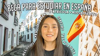 BECAS para ESTUDIAR en ESPAÑA 🇪🇸 negocios arquitectura etc  100 MATRÍCULA  ALOJAMIENTO [upl. by Alegnaoj219]