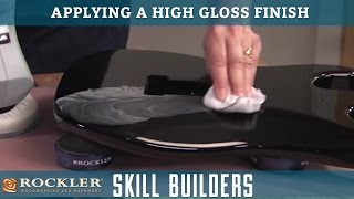 How to Polish a High Gloss Finish  Rockler Skill Builders [upl. by Nosaes135]