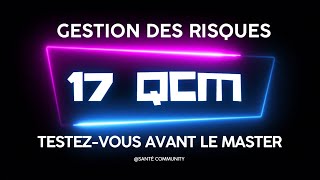 17 QCM Gestion Des Risques [upl. by Sutit]