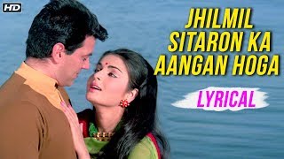 Jhilmil Sitaron Ka Aangan Hoga  Lyrical Song  Jeevan Mrityu  Dharmendra Rakhi  Mohammed Rafi [upl. by Favien]