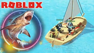 ROBLOX INDONESiA  LEViNA ViNA amp AZUYA SURYA DiKEJAR MEGALODON 😂 [upl. by Sikata]