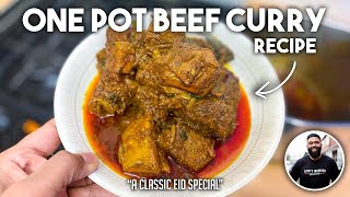 One pot Beef Curry recipe  How to cook with pressure cooker  Special Magical Beef Brisket Curry [upl. by Nesbitt]