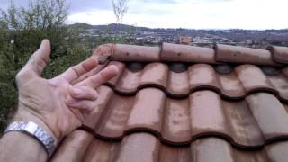 S Tile Roofing  Systemic Problem  Stretched Courses  Exposed Nails [upl. by Delainey959]