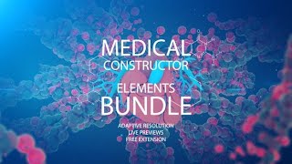 Top After Effects Projects Medical Constructor Elements Bundle  Free Font [upl. by Averill]