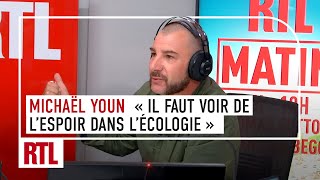 Michaël Youn  quotIl faut voir de lespoir dans lécologiequot [upl. by Nauqed]