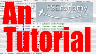 FSEconomy Beginners Planning Guide An FSE and Skyvector Basic Tutorial [upl. by Buke104]