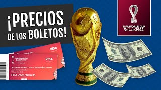 ¡OFICIAL Estos son los precios de los boletos para el mundial Qatar 2022 [upl. by Anderegg493]