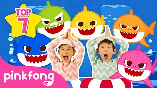 TOP 7 Best Baby Shark Songs  Compilation for Kids  Pinkfong Baby Shark [upl. by Clement]