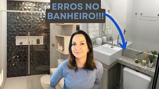 5 ERROS EM BANHEIROS  NÃO FAÇA ISSO PARTE 1 [upl. by Sessilu]