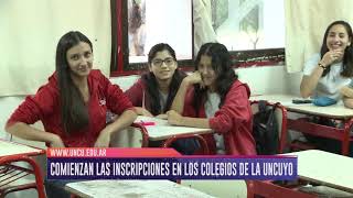 Comienzan las inscripciones en los colegios de la UNCUYO [upl. by Alesandrini366]