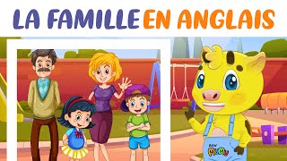 COURS DANGLAIS POUR ENFANTS  LES MEMBRES DE LA FAMILLE EN ANGLAIS AVEC LAMI MUMU [upl. by Sacrod]