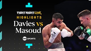 BITTER RIVALS GO TO WAR 🔥🥊  Liam Davies vs Shabaz Masoud  Fight Night Highlights DaviesMasoud [upl. by Anihta]