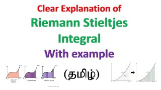 What is Riemann Stieltjes Integral  Tamil  Real Analysis [upl. by Dibbrun]