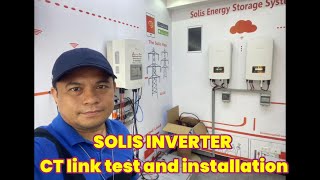 Commissioning of 6KW SOLIS ONGRID INVERTER and checking of CT LINK SENSOR [upl. by Ydoj]