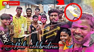 Chichora boys 🥰 Holi celebration 💐🎉 Full hungama [upl. by Dnalyaw]