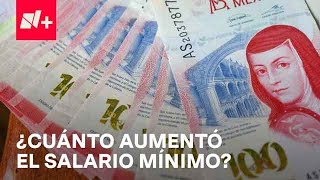 Salario Mínimo en 2024 ¿Cuánto aumentó en México  Despierta [upl. by Tammany]